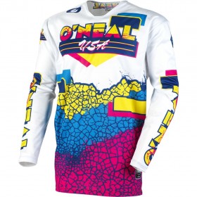 Motocross/MTB Trøje O`Neal Mayhem Lite Crackle 91 N001 2020 Langærmet